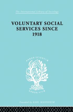 Voluntary Social Services Since 1918 1