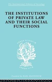 bokomslag Inst Of Private Law    Ils 208