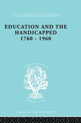 bokomslag Education and the Handicapped 1760 - 1960