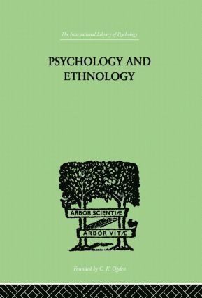 bokomslag Psychology and Ethnology