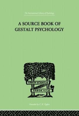 Source Book Of Gestalt Psychology