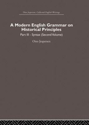 Modern English Grammar on Historical Principles