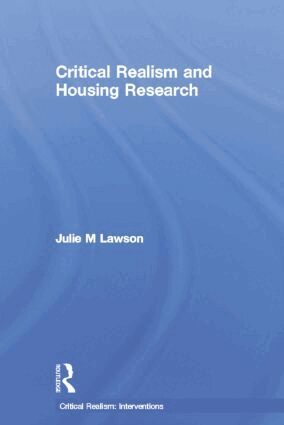 Julie Lawson - Critical Realism and Housing Research, Häftad