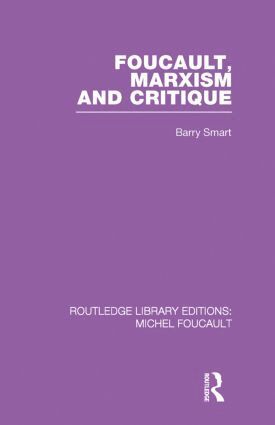 Barry Smart - Foucault, Marxism and Critique, Häftad