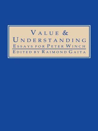 bokomslag Value and Understanding