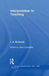 bokomslag Interpretation In Teaching V 8