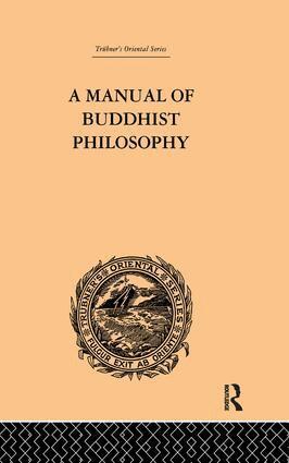 William Montgomery McGovern - Manual of Buddhist Philosophy, Häftad