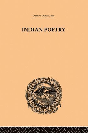 bokomslag Indian Poetry