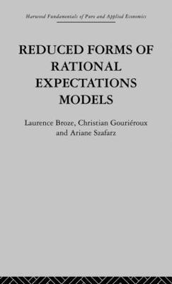 Reduced Forms of Rational Expectations Models 1