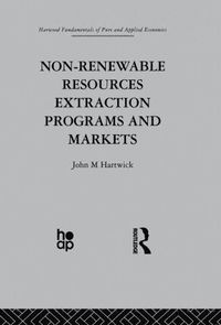 bokomslag Non-Renewable Resources Extraction Programs and Markets
