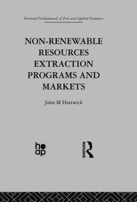 Non-Renewable Resources Extraction Programs and Markets 1