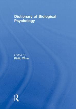 bokomslag Dictionary of Biological Psychology