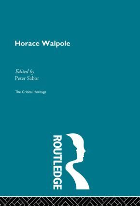 Peter Sabor - Horace Walpole, Häftad