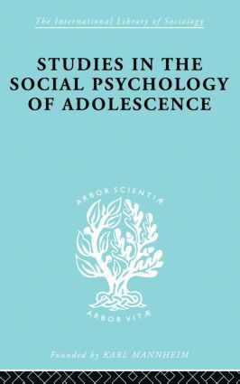 bokomslag Studies in the Social Psychology of Adolescence