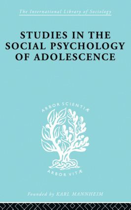 bokomslag Studies in the Social Psychology of Adolescence