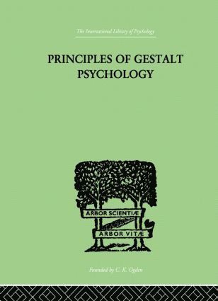 bokomslag Principles Of Gestalt Psychology