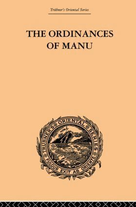 Arthur Coke Burnell - Ordinances of Manu, Häftad
