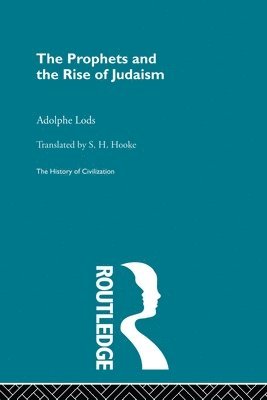 The Prophets and the Rise of Judaism 1