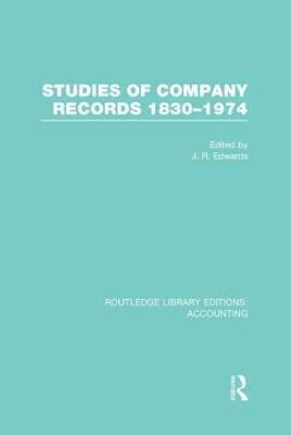 Studies of Company Records (RLE Accounting) 1