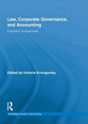 Victoria Krivogorsky - Law, Corporate Governance and Accounting, Inbunden