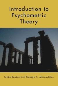 bokomslag Introduction to Psychometric Theory