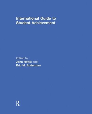 bokomslag International Guide to Student Achievement