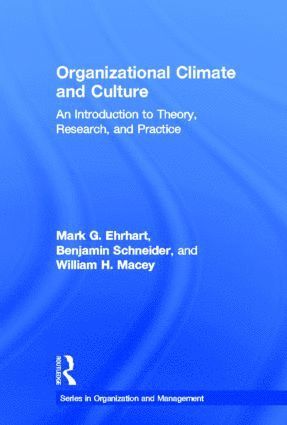 Organizational Climate and Culture 1