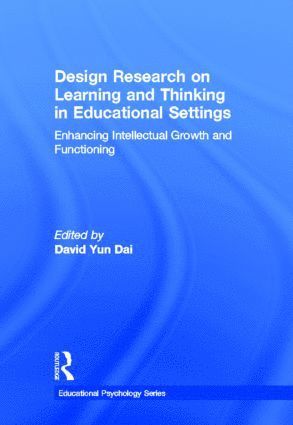 bokomslag Design Research on Learning and Thinking in Educational Settings