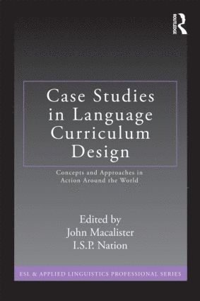 bokomslag Case Studies in Language Curriculum Design