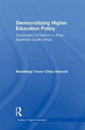 M.T. Sehoole - Democratizing Higher Education Policy, Häftad