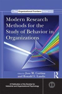 bokomslag Modern Research Methods for the Study of Behavior in Organizations