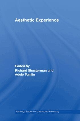 Richard Shusterman, Adele Tomlin - Aesthetic Experience, Häftad