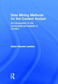 bokomslag Data Mining Methods for the Content Analyst