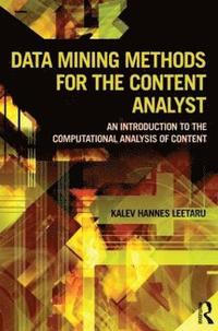 bokomslag Data Mining Methods for the Content Analyst
