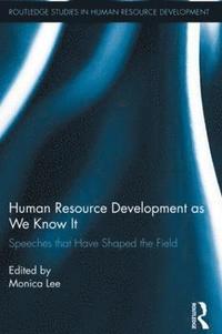 bokomslag Human Resource Development as We Know It