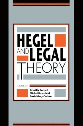 bokomslag Hegel and Legal Theory