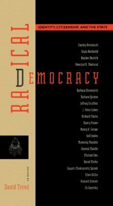 David Trend - Radical Democracy, Häftad