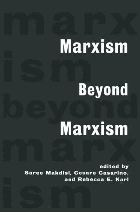 bokomslag Marxism Beyond Marxism