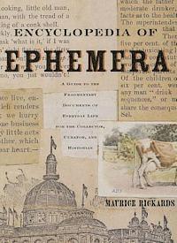 bokomslag Encyclopedia of Ephemera