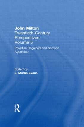 Martin Evans - Paradise Regained and Samson Agonistes, Inbunden