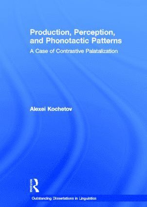 bokomslag Production, Perception, and Phonotactic Patterns