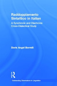 bokomslag Raddoppiamento Sintattico in Italian