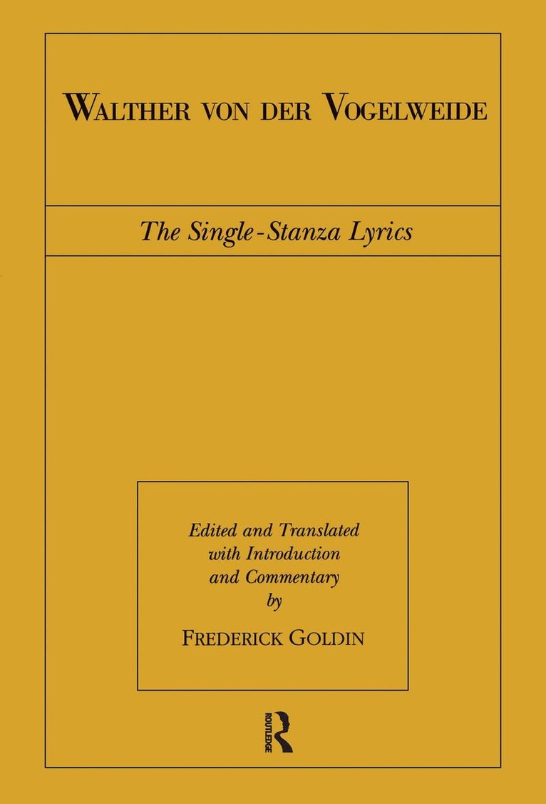 Walther von der Vogelweide