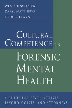 bokomslag Cultural Competence in Forensic Mental Health