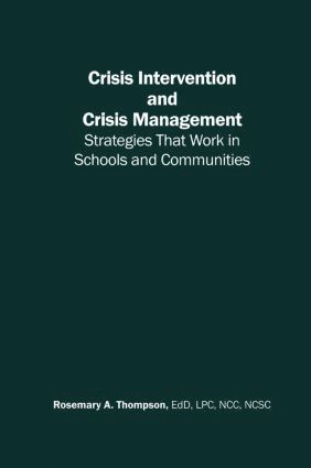 bokomslag Crisis Intervention and Crisis Management