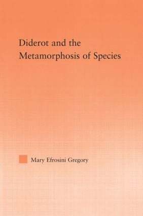 bokomslag Diderot and the Metamorphosis of Species