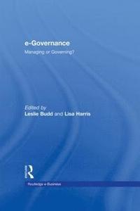 bokomslag e-Governance