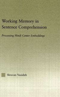 bokomslag Working Memory in Sentence Comprehension