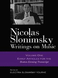bokomslag Nicolas Slonimsky: Writings on Music