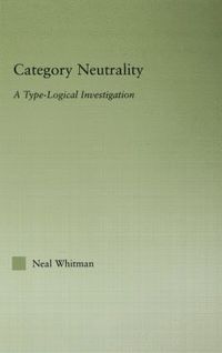 bokomslag Category Neutrality